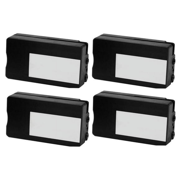 PrinterDash Compatible with HP DesignJet T120/T125/T130/T520/T525/T530 Series Black High Yield Inkjet (4/PK-80 ML) (NO. 711) (P2V31A_2PK)