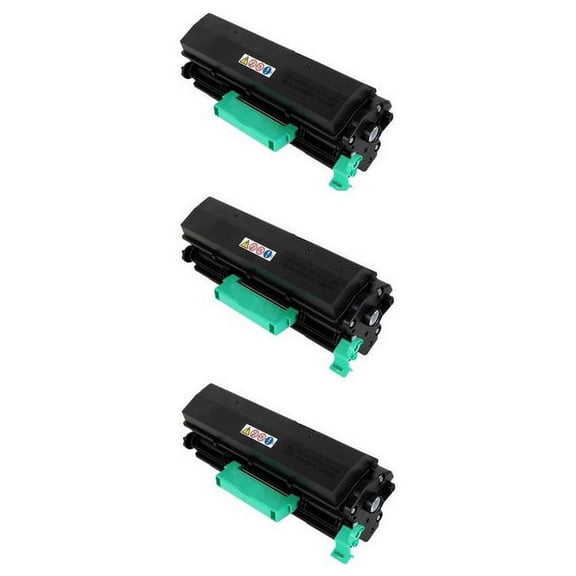 PrinterDash Compatible with Ricoh MP-401SPF/MP-402SPF/SP-4520DN Black Toner Cartridge (3/PK-10400 Page Yield) (TYPE MP-401) (841887_3PK)