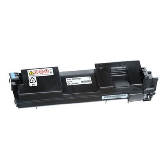 PrinterDash Compatible with Savin SP-C352DN Cyan Toner Cartridge (9000 Page Yield) (TYPE SP-C352A) (408212)
