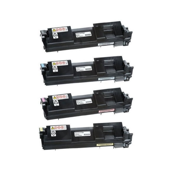 PrinterDash Compatible with Savin SP-C352DN Toner Cartridge Combo Pack (BK/C/M/Y) (TYPE SP-C352A) (40821MP)