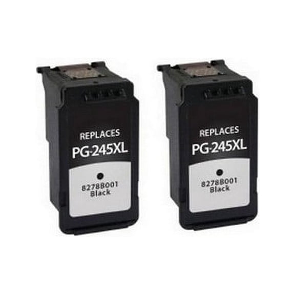 PrinterDash Compatible with Canon PIXMA iP-2820/MG-2410/MG-2510/MG-2920/MG-3020/MX-490/MX-492/TR-4520/TR-4522 Black Inkjet (2/PK-300 Page Yield) (PG-545_2PK) - For Use in USA Only
