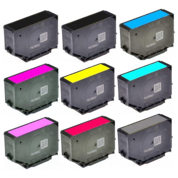 PrinterDash Replacement for Expression Photo HD XP-15000 High Yield Inkjet Combo Pack (2-BK/1-C/M/Y/LC/LM/GY/R) (NO. 312XL/NO.314XL) (C13T04F92B1CMYLCLMGYR)