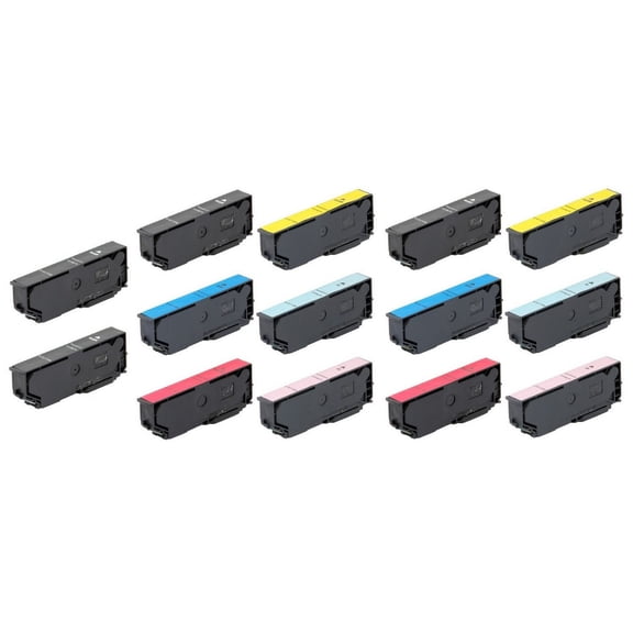 PrinterDash Replacement for Expression Photo XP-55/750/760/850/860/950/960/970 High Yield Inkjet Combo Pack (4-BK/2-C/M/Y/LC/LM) (NO. 277XL) (T277120-4B2CS-US)