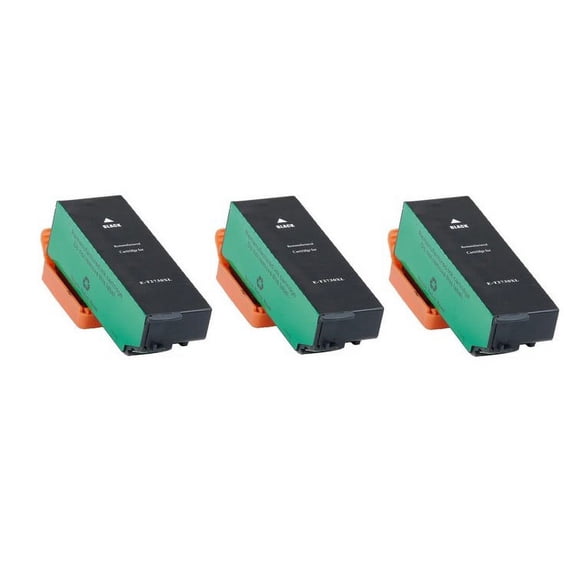 PrinterDash Replacement for Expression Premium XP-520/600/610/620/800/810/820 Black High Yield Inkjet (3/PK-500 Page Yield) (NO. 273XL) (C13T260140_3PK)