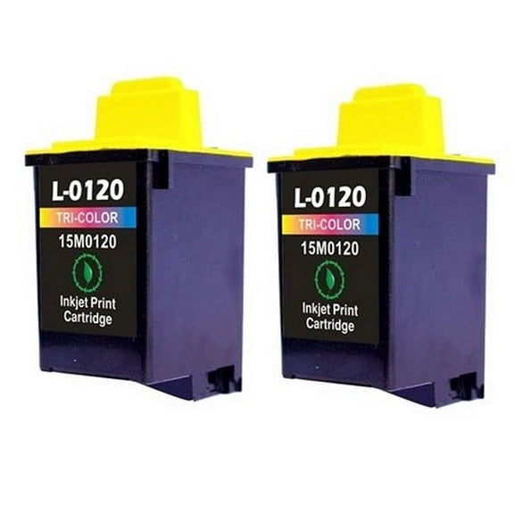 PrinterDash Replacement for Lexmark P706/P3120/P3150/X63/X73/X83/X125/X4250/X4270/Z41/Z45/Z54/Z705/Z710/Z715 Color Inkjet (2/PK-275 Page Yield) (NO. 20) (15M1375)
