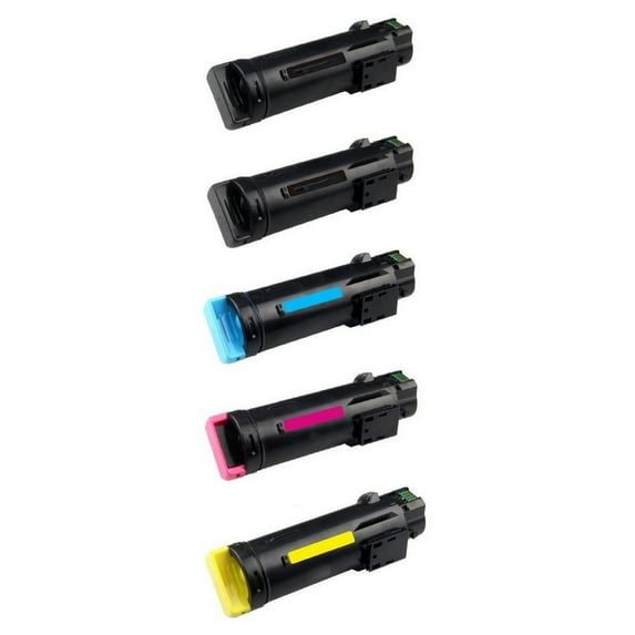 PrinterDash Replacement for Phaser 6510/WorkCentre 6515 Series Extra High Yield Toner Cartridge Combo Pack (2-BK/1-C/M/Y) (106R03482B1CMY) - (Made in the USA)