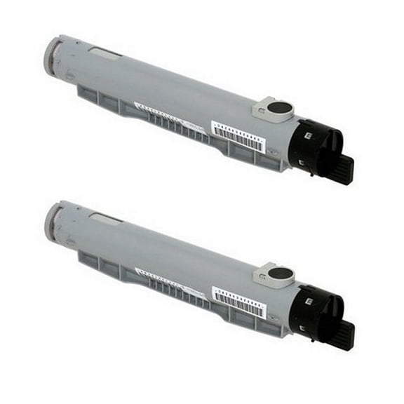 PrinterDash Compatible with Tektronix- Phaser 6250B/Phaser 6250DP/Phaser 6250DT/Phaser 6250DX/Phaser 6250N Black High Yield Toner Cartridge (2/PK-8000 Page Yield) (106R00675_2PK)