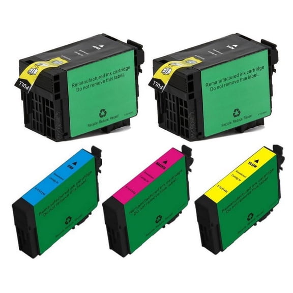 PrinterDash Compatible with WorkForce WorkForce WF-3620/WF-3640/WF-7110/WF-7210/WF-7610/WF-7620/WF-7710/WF-7720 HY Inkjet Combo Pack (2-BK/1-C/M/Y) (NO. 252XL) (T252XL-2B1CMY-US)