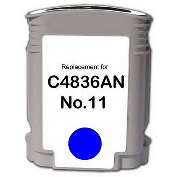 PrinterDash Replacement for CIG114225 Cyan Inkjet (1750 Page Yield) - Replacement to C4836AN / NO. 11