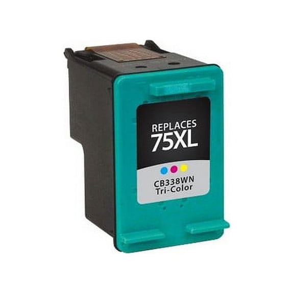 PrinterDash Compatible with CIG115413 Tri-Color High Yield Inkjet (520 Page Yield) - Replacement to HP CB338WN / HP NO. 75XL