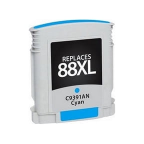 PrinterDash Compatible with CIG115796 Cyan High Yield Inkjet (1700 Page Yield) - Replacement to HP C9391AN / C9386AN / HP NO. 88XL