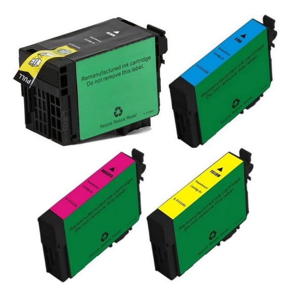 PrinterDash Compatible with CIG118198 High Yield Inkjet Combo Pack (BK/C/M/Y) - Replacement to T252XL120-BCS / T252120-BCS / NO. 252XL