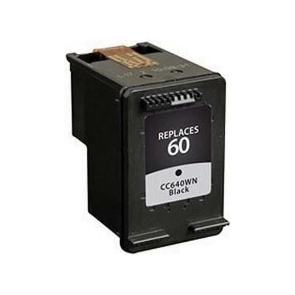 PrinterDash Compatible with CTG640WN Black Inkjet (200 Page Yield) - Replacement to HP CC640WN / HP NO. 60