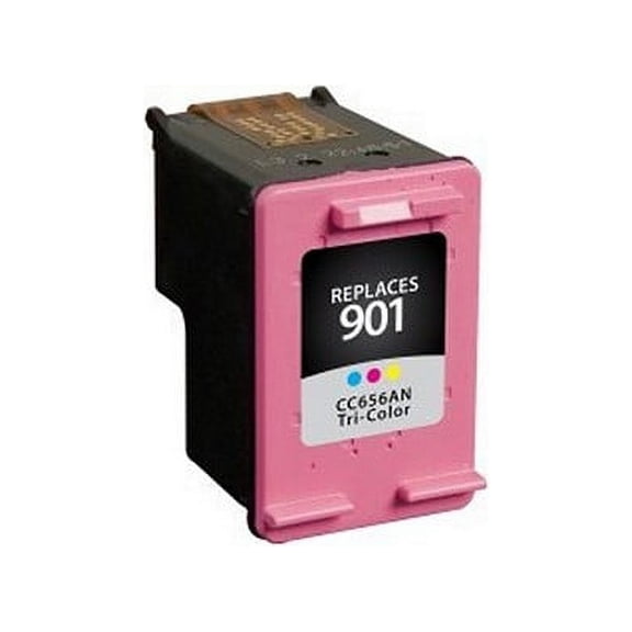 PrinterDash Compatible with CTGC656AN Tri-Color Inkjet (360 Page Yield) - Replacement to HP CC656AN / HP NO. 901