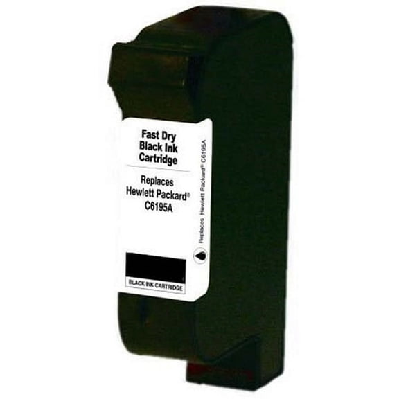 PrinterDash Compatible with DPCECOC6195A Spot Fast Dry Black Inkjet - Replacement to HP C6195A / HP NO. 45