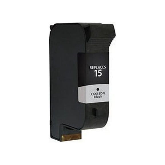 PrinterDash Compatible with Elite Image 75227 Black Inkjet (500 Page Yield) - Replacement to HP C6615DN / HP NO. 15
