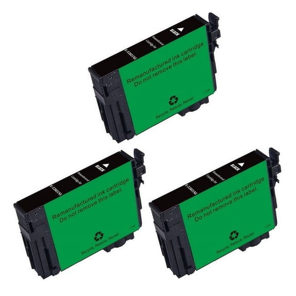 PrinterDash Compatible with Expression Home XP-5100/WorkForce WF-2860 Black High Yield Inkjet (3/PK-550 Page Yield) (NO. 202XL) (T202XL120-S_3PK)