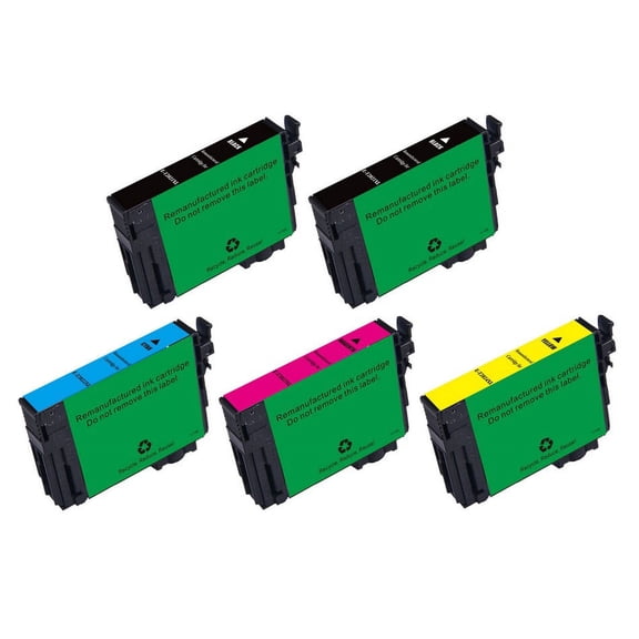 PrinterDash Replacement for Expression Home XP-5100/WF-2860 High Yield Inkjet Combo Pack (2-BK/1-C/M/Y) (NO. 202XL) (T2021202B1CMY)