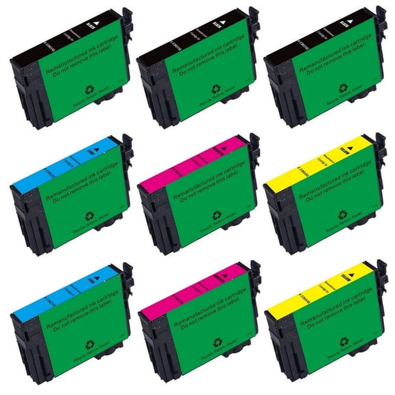 PrinterDash Replacement for Expression Home XP-5100/WF-2860 High Yield Inkjet Combo Pack (3-BK/2-C/M/Y) (NO. 202XL) (T202120-3B2CS)