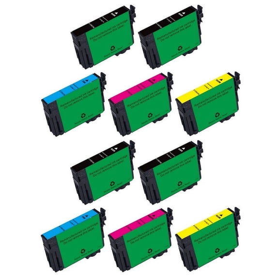 PrinterDash Replacement for Expression Home XP-5100/WF-2860 High Yield Inkjet Combo Pack (4-BK/2-C/M/Y) (NO. 202XL) (T202120-4B2CS)