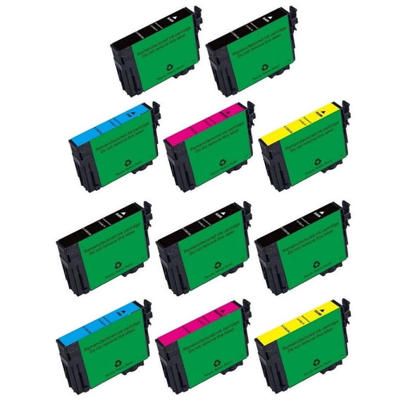 PrinterDash Replacement for Expression Home XP-5100/WF-2860 High Yield Inkjet Combo Pack (5-BK/2-C/M/Y) (NO. 202XL) (T202120-5B2CS)