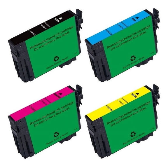 PrinterDash Replacement for Expression Home XP-5100/WF-2860 High Yield Inkjet Combo Pack (BK/C/M/Y) (NO. 202XL) (T202120-S-BCS)