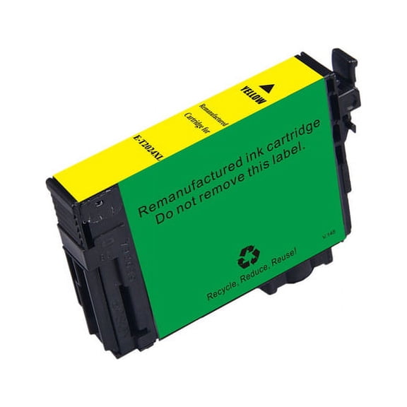 PrinterDash Replacement for Expression Home XP-5100/WF-2860 Yellow High Yield Inkjet (470 Page Yield) (NO. 202XL) (T202XL420)