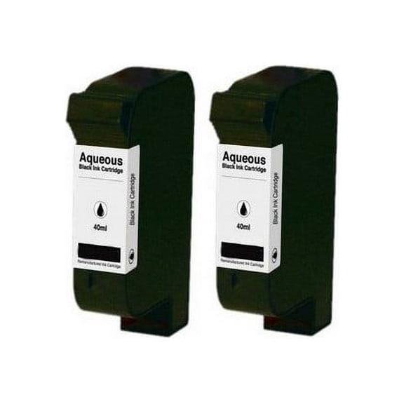 PrinterDash Compatible with HP NO. 45 AQUEOUS Black Inkjet (2/PK-42ML) (IQ2392A_2PK)