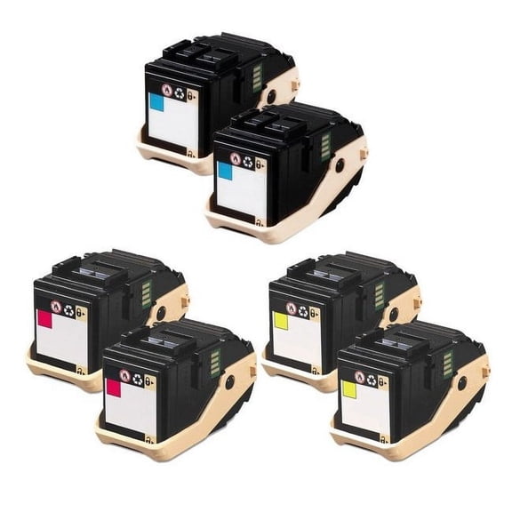 PrinterDash Compatible with Phaser 7100/Phaser 7100DN/Phaser 7100N Series Toner Cartridge Combo Pack (2/PK-C/M/Y) (106R0260CMY) - (Made in the USA)