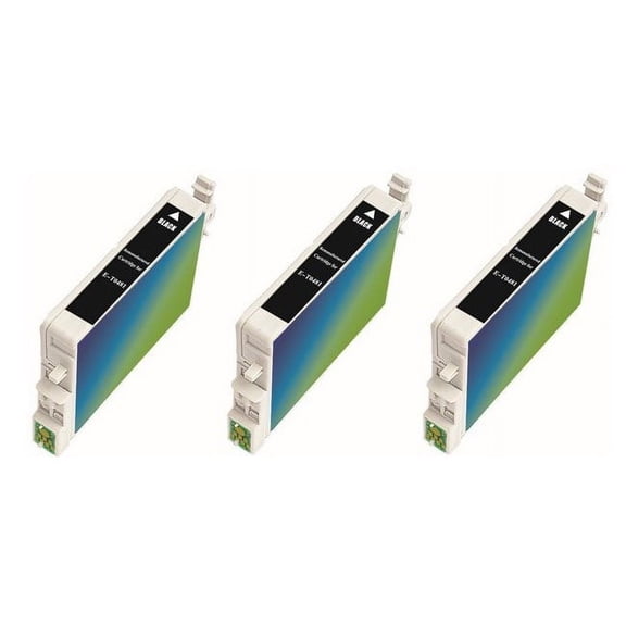 PrinterDash Compatible with Stylus Photo R200/R220/R300M/R320/R340/RX-500/RX-600/RX-620/RX-640 Black Inkjet (3/PK-650 Page Yield) (C13T048140_3PK)