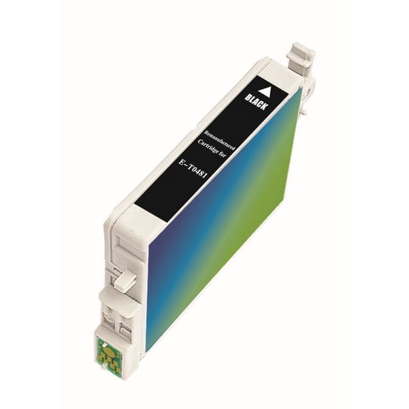 PrinterDash Compatible with Stylus Photo R200/R220/R300M/R320/R340/RX-500/RX-600/RX-620/RX-640 Black Inkjet (650 Page Yield) (NO.48) (C13T048140)