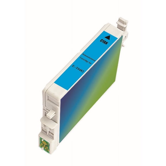 PrinterDash Compatible with Stylus Photo R200/R220/R300M/R320/R340/RX-500/RX-600/RX-620/RX-640 Cyan Inkjet (430 Page Yield) (NO.48) (T048220)