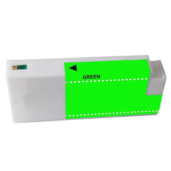 PrinterDash Replacement for Stylus Pro 7700/7900/9700/9900/WT-7900 Green Wide Format Inkjet (350 ML) (T596B00-US)