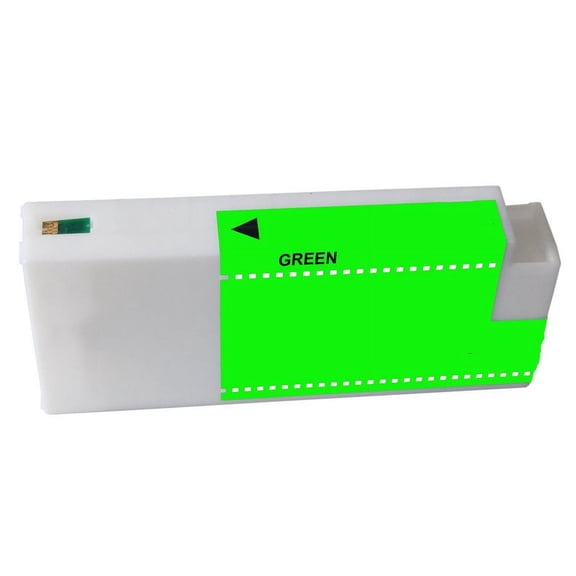 PrinterDash Replacement for Stylus Pro 7700/7900/9700/9900/WT-7900 Green Wide Format Inkjet (350 ML) (T596B00)