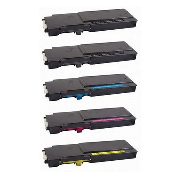 PrinterDash Compatible with VersaLink C400DN/C400N/VersaLink C405DN/C405N Series Extra High Yield Toner Cartridge Combo Pack (2-BK/1-C/M/Y) (106R03512B1CMY)