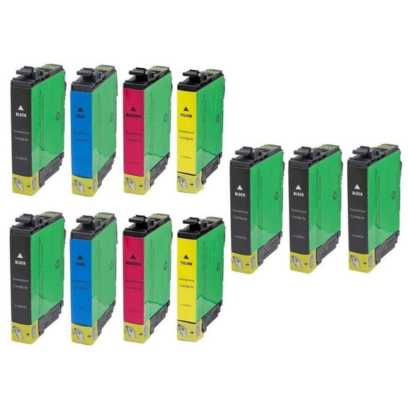 PrinterDash Replacement for WF-2520/2530/2540/XP-200/300/310/400/410 High Yield Inkjet Combo Pack (5-BK/2-C/M/Y) (NO. 200XL) (T200-5B2CS)