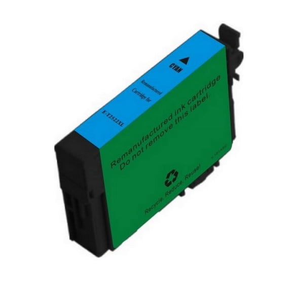 PrinterDash Compatible with WorkForce WF-3620/WF-3640/WF-7110/WF-7210/WF-7610/WF-7620/WF-7710/WF-7720 Cyan High Yield Inkjet (1100 Page Yield) (NO. 252XL) (T252XL220-S)