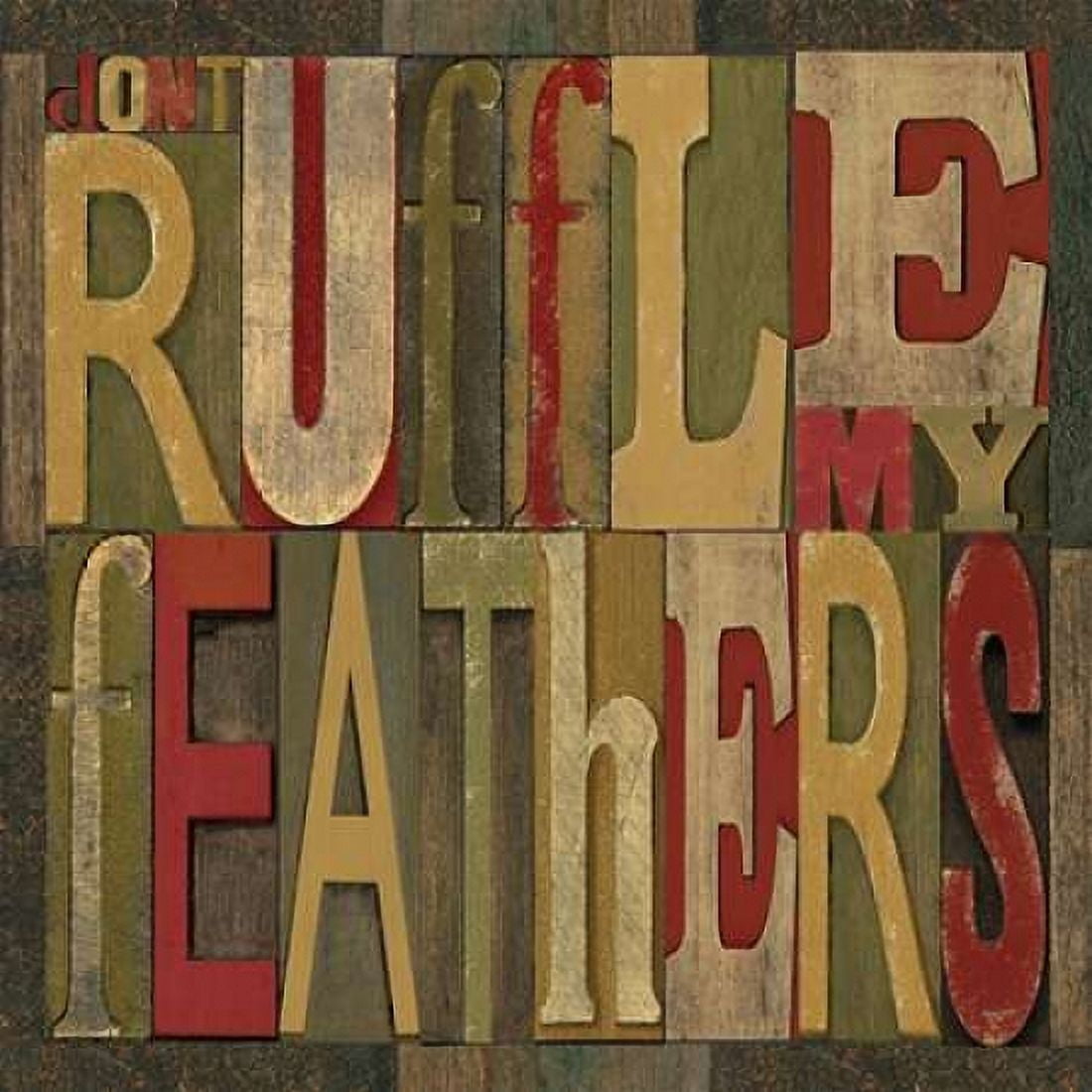 Printers Block Rules This Roost II Canvas Art - Tara Reed (24 x 24)