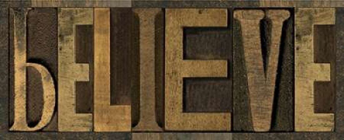 Printers Block Sentiment Panel I Canvas Art - Tara Reed (24 x 48)