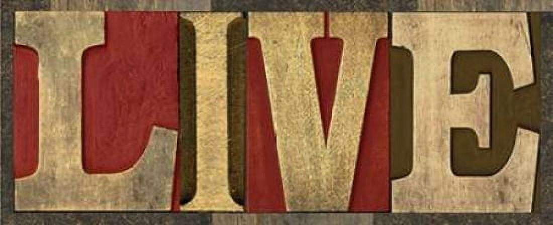 Printers Block Sentiment Spice III Canvas Art - Tara Reed (10 x 20)