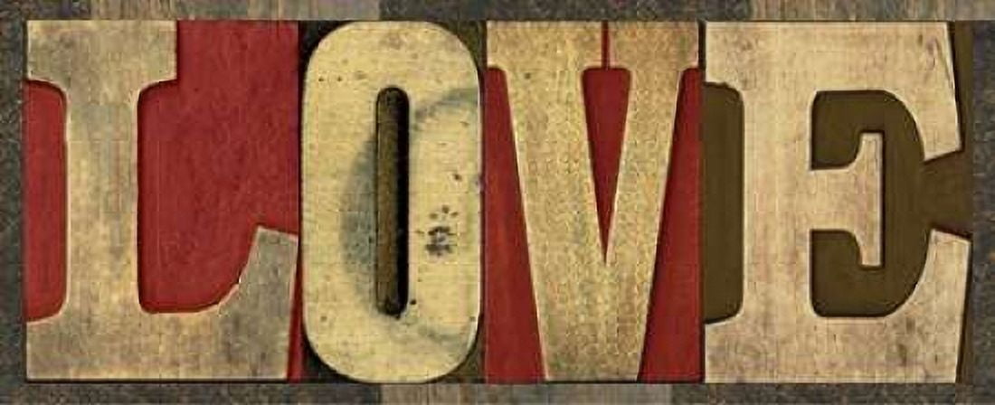 Printers Block Sentiment Spice V Canvas Art - Tara Reed (10 x 20)
