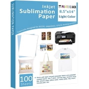 Printers Jack Light Color Epson Sublimation Paper 8.5x14 inch All Inkjet Printers 105 gsm - 100 Sheets