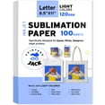 Printers Jack Sublimation Paper 8.5 x 11 Inches, 100 Sheets 120gsm