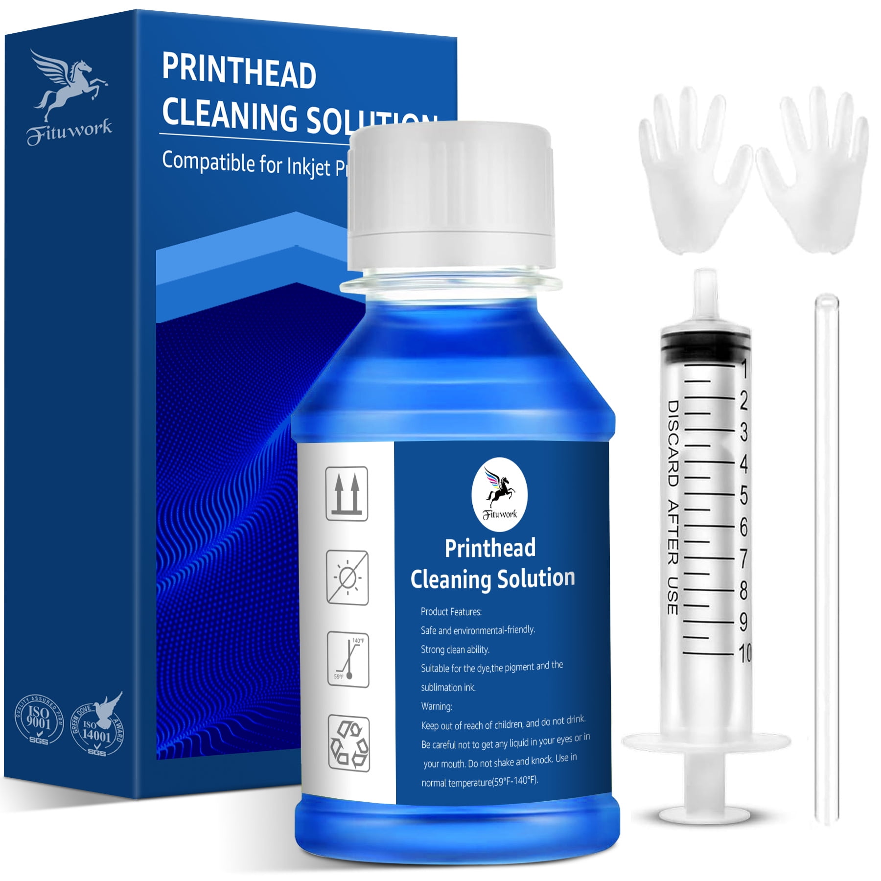 Printhead Cleaning Kit 100mL for Epson Printer Cleaning Kit for HP