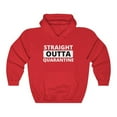 thumbnail image 1 of Printify Straight Outta Red Quarantine Big & Tall Unisex Heavy Blend™ Red M  Hooded Sweatshirt, 1 of 7