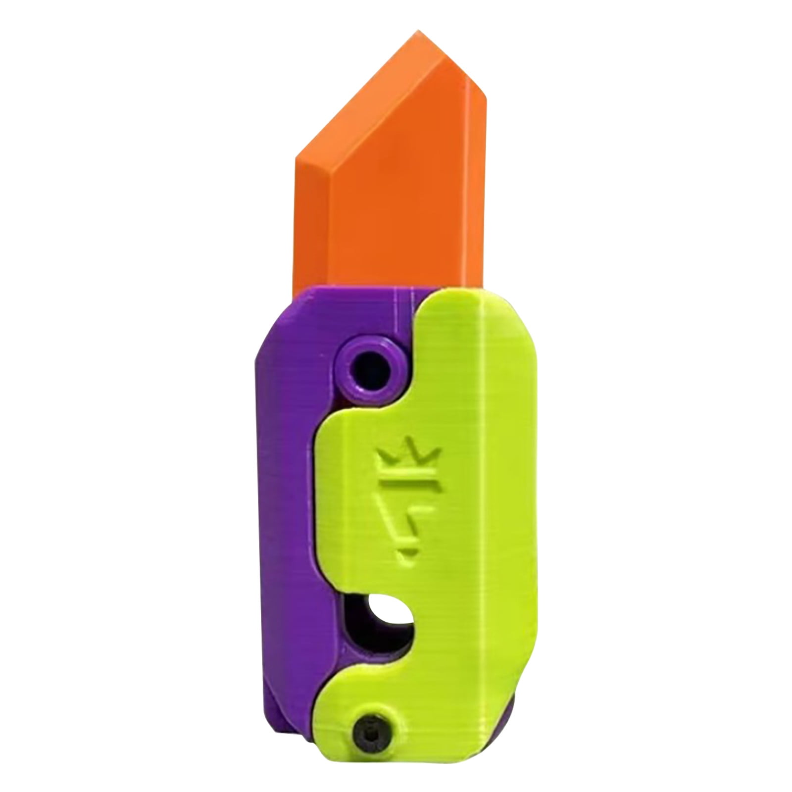 Printing Gravity Knife Radish Knife Decompression Toy, Plastic