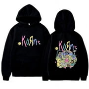 EN FANT Printing KORN Cartoon Figure Unisex Pullovers Autumn Winter Clothing Men‘s Female Casual Fashion Hoodies Top