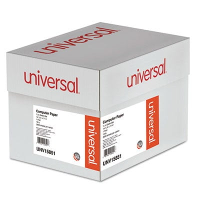 Printout Paper, 1-Part, 18 lb Bond Weight, 14.88 x 11, White/Green Bar, 2,600/Carton Printout Paper, 1-Part, 18 lb Bond Weight, 14.88 x 11, White/Green Bar, 2,600/Carton