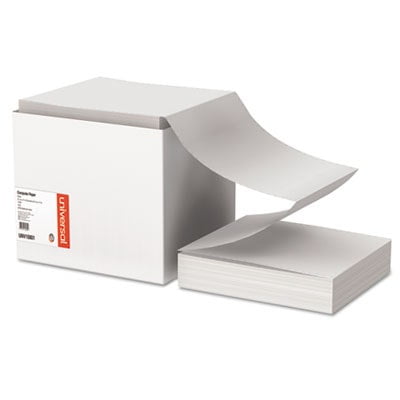 Printout Paper, 1-Part, 18Lb, 9.5 X 11, White, 2,700/Carton