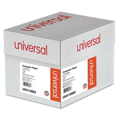 Printout Paper, 1-Part, 20 lb Bond Weight, 14.88 x 11, White/Blue Bar, 2,400/Carton Printout Paper, 1-Part, 20 lb Bond Weight, 14.88 x 11, White/Blue Bar, 2,400/Carton